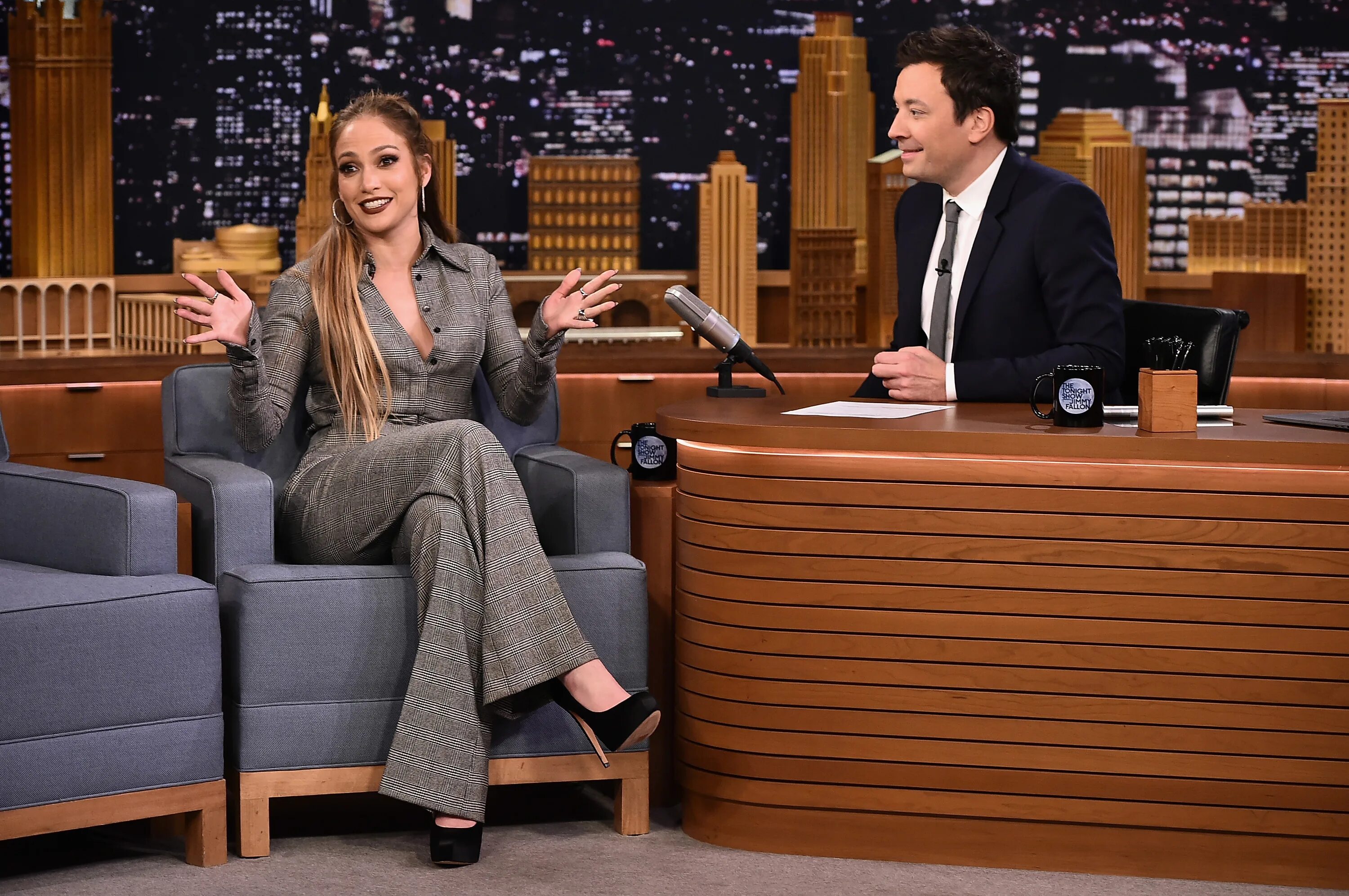 Talk show Jimmy Fallon. Show pic