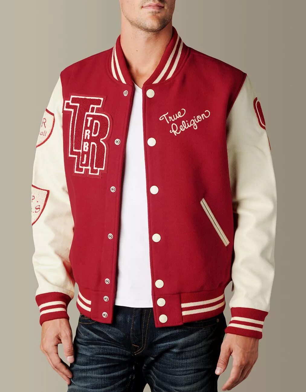 Красная мужская форма. Куртка Varsity Jacket бейсбольная. Леттерман Джекет. Varsity Jacket Letterman куртка. Бомбер мужской Varsity Jacket.