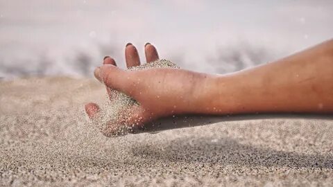 Sand In Hand. 