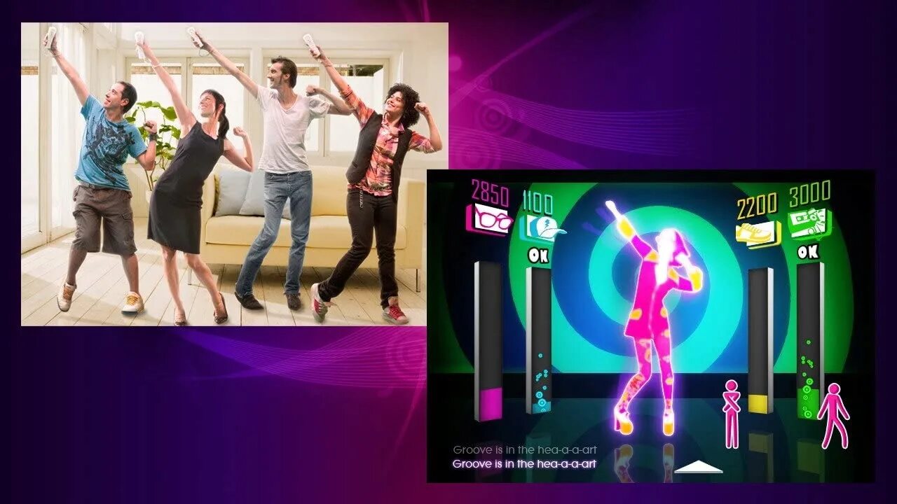Приложение где танцует. Just Dance аттракцион. Just Dance 2022 Wii. Just Dance танцуют. Интерактивная игра танцы.