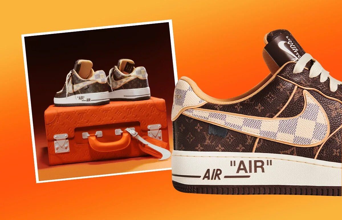 Nike Air Force 1 Луи Виттон. Кроссовки найк лувитон. Луи Виттон кроссовки 2022. Коллаборация найк и Луи Виттон кроссовки. Кроссовки найк луи виттон