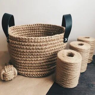 Из джутовой веревки своими руками