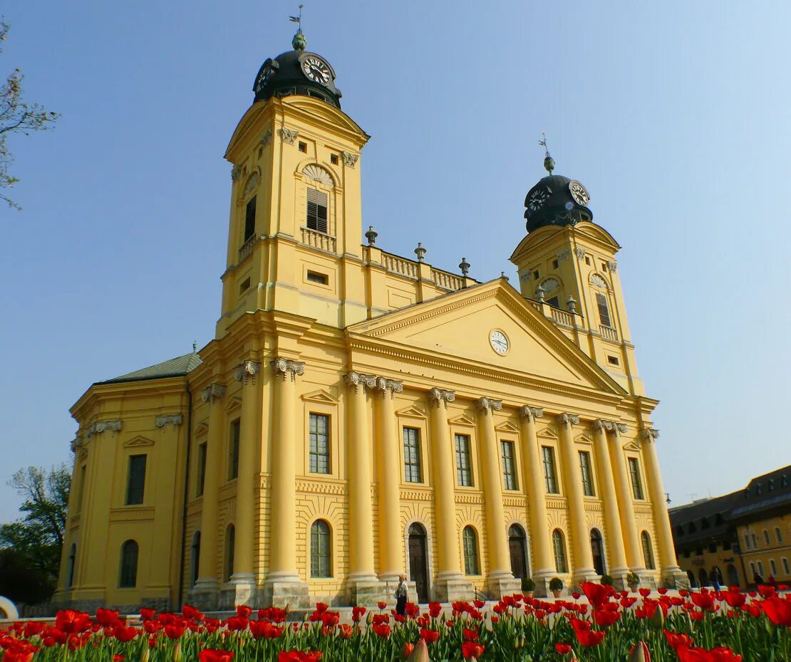 Debrecen. Дебрецен Венгрия. Большая протестантская Церковь Дебрецен.