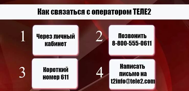 Как позвонить оператору теле2. Как позвонить оператору напрямую.