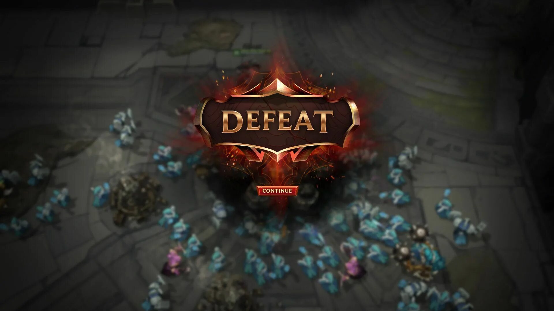 Defeated prazdneek