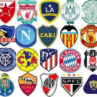 Эмблемы футбольных клубов мира - 83 фото.