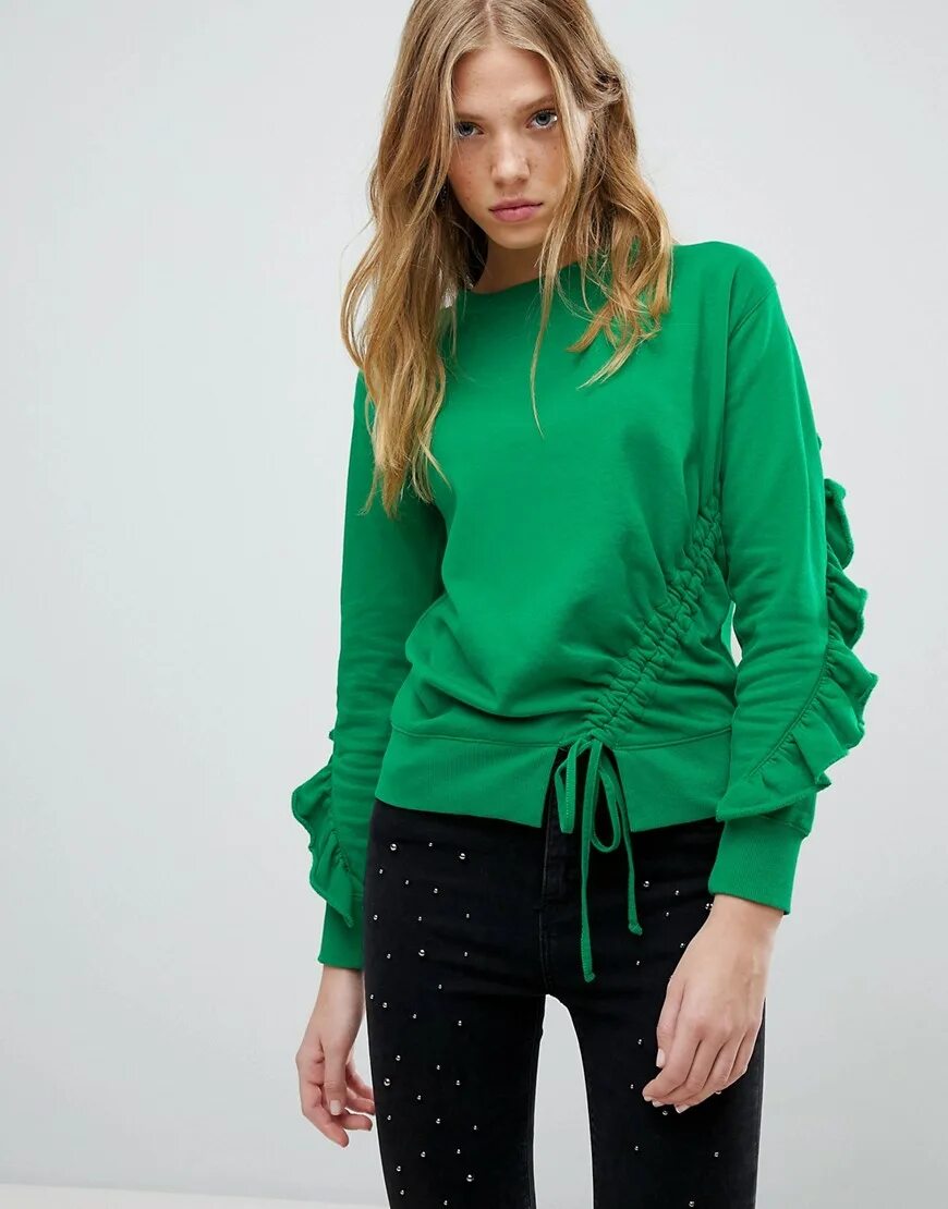 Розово зеленая кофта. Толстовка зеленая miss selfridge. зеленая кофта. салатовая кофта. толстовка зеленая.
