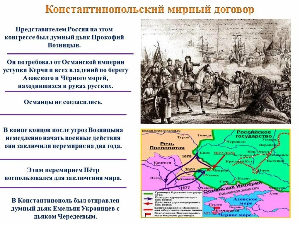 Договор 1700. Константинопольский мир с Турцией 1700.