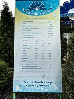 Кавказская жемчужина термальные