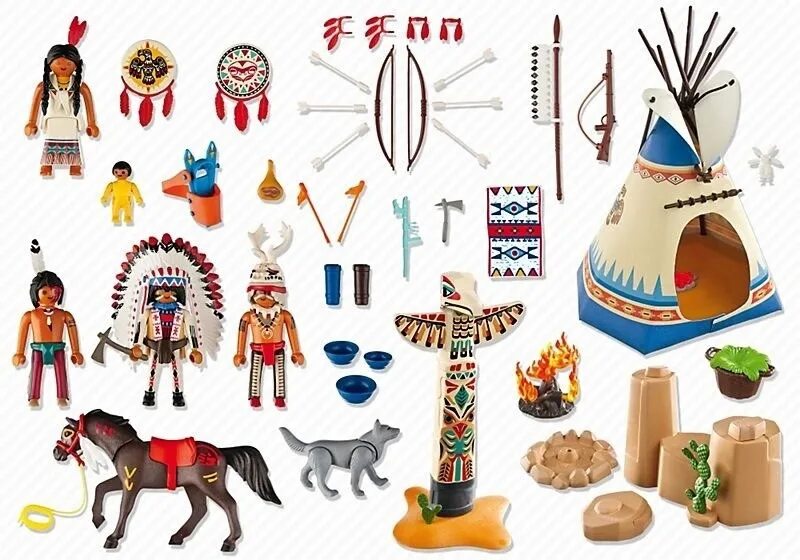 Индейцы игра 7. Playmobil 5247. Предметы быта индейцев Северной Америки. Плеймобиль Мексика. Игрушки для детей индейцы.