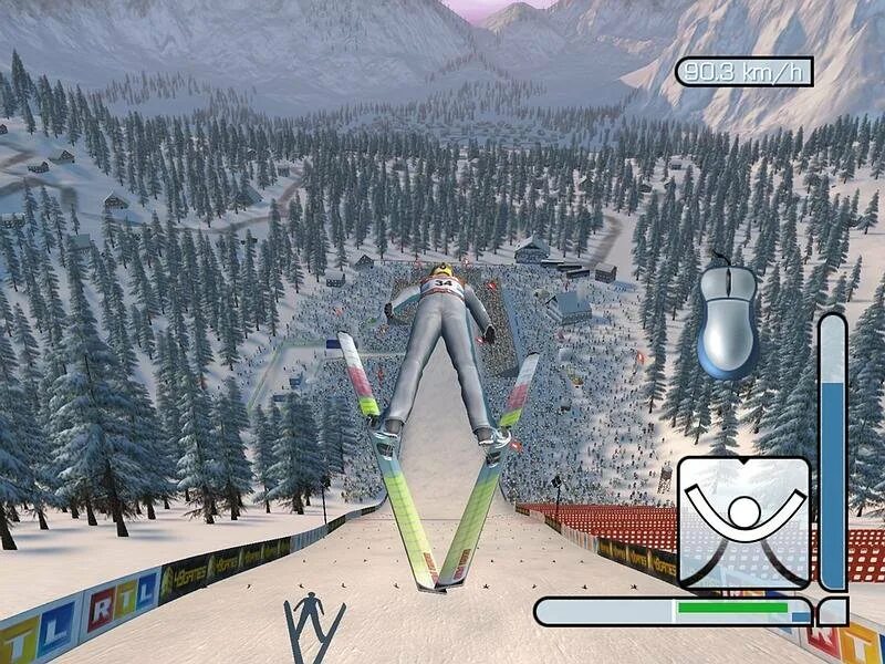 Игра прыгни первый. RTL лыжный трамплин 2007. Ski jumping игра. Winter Sports Trilogy super Pack. RTL Ski jumping.