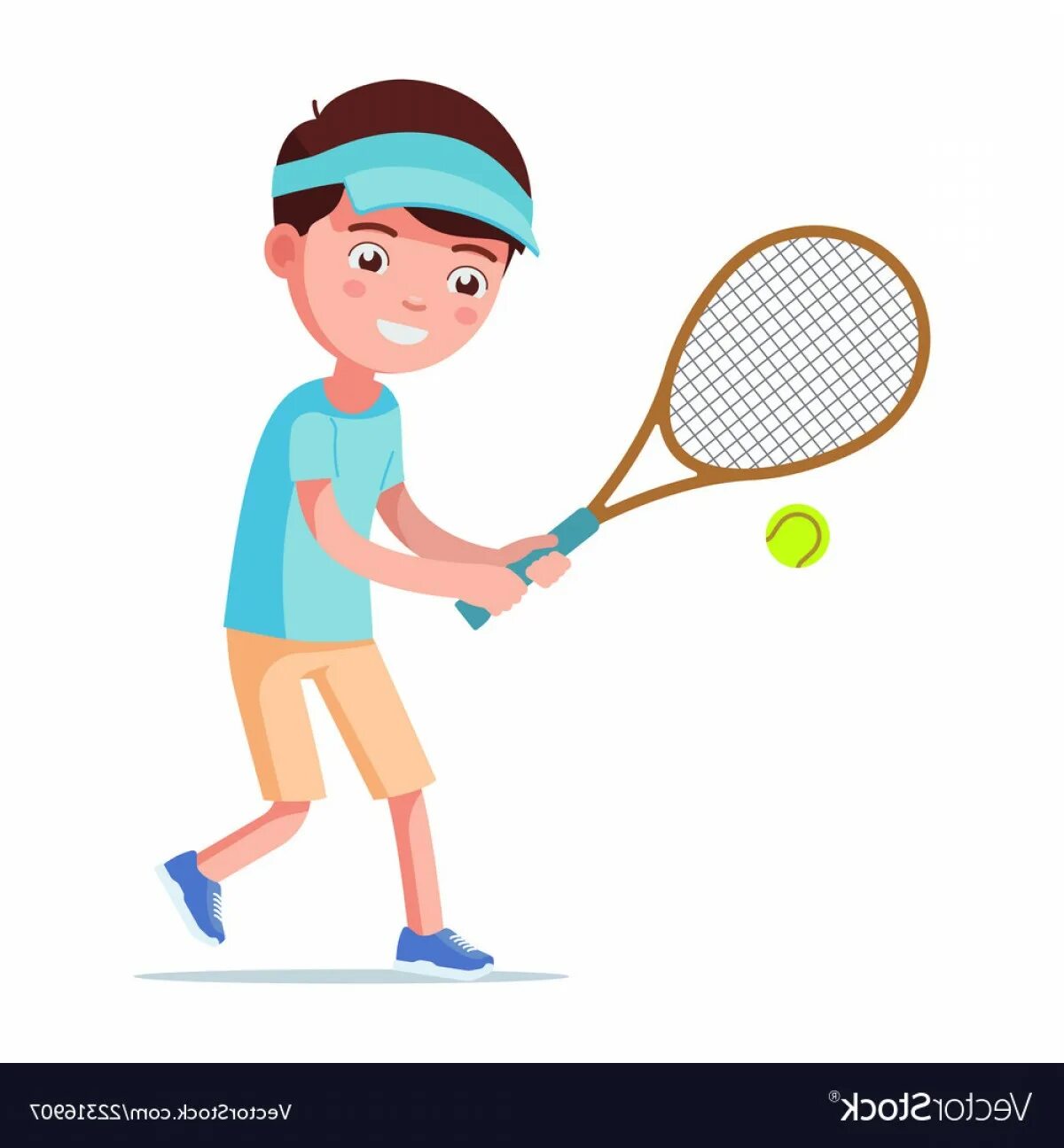 I play tennis. Ребенок теннисист. Мальчик с теннисной ракеткой. Мальчик играет в теннис вектор. Теннис картина для детей.