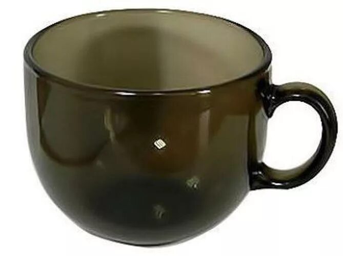 Черные стеклянные кружки