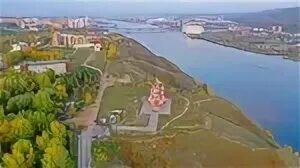 Города на правом берегу енисея