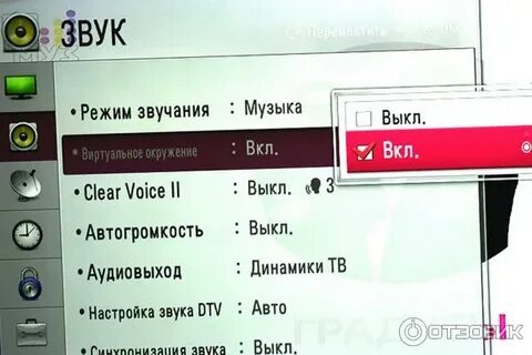 Телевизор лджи нет звука изображение есть причины