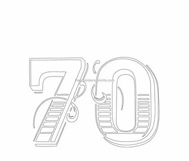 Нарисовать 70 лет