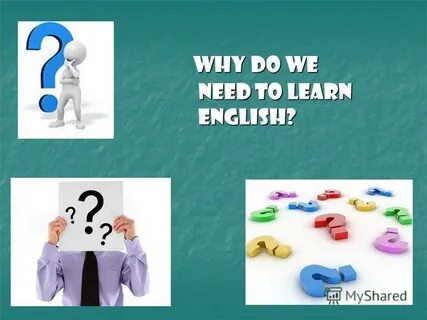 Why we need english