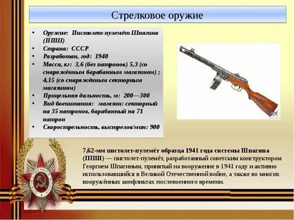 Название оружия вов