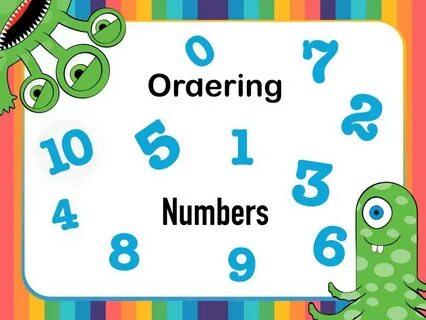 Order the numbers перевод