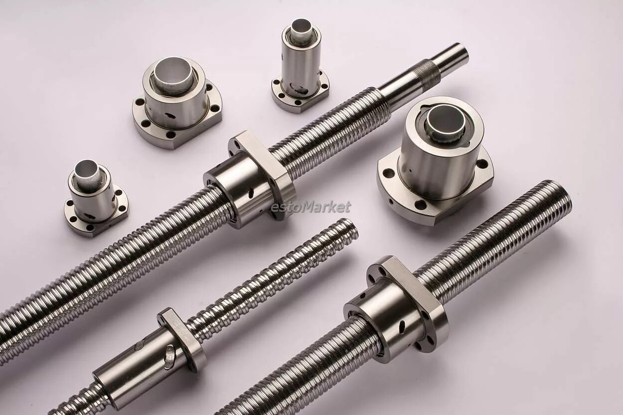 Винт качения. Гайка. швп hiwin s140kzp. шарико-винтовые передачи (швп). шарико винтовая пара. хивин ходовой винт гайка.