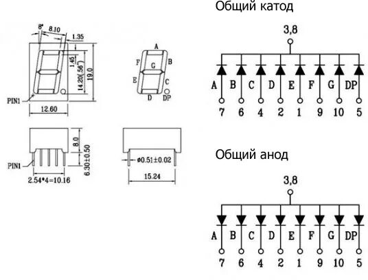 pi 3 - Multiplexing four 2 digit 7-segment display low brightness - Raspberry Pi
