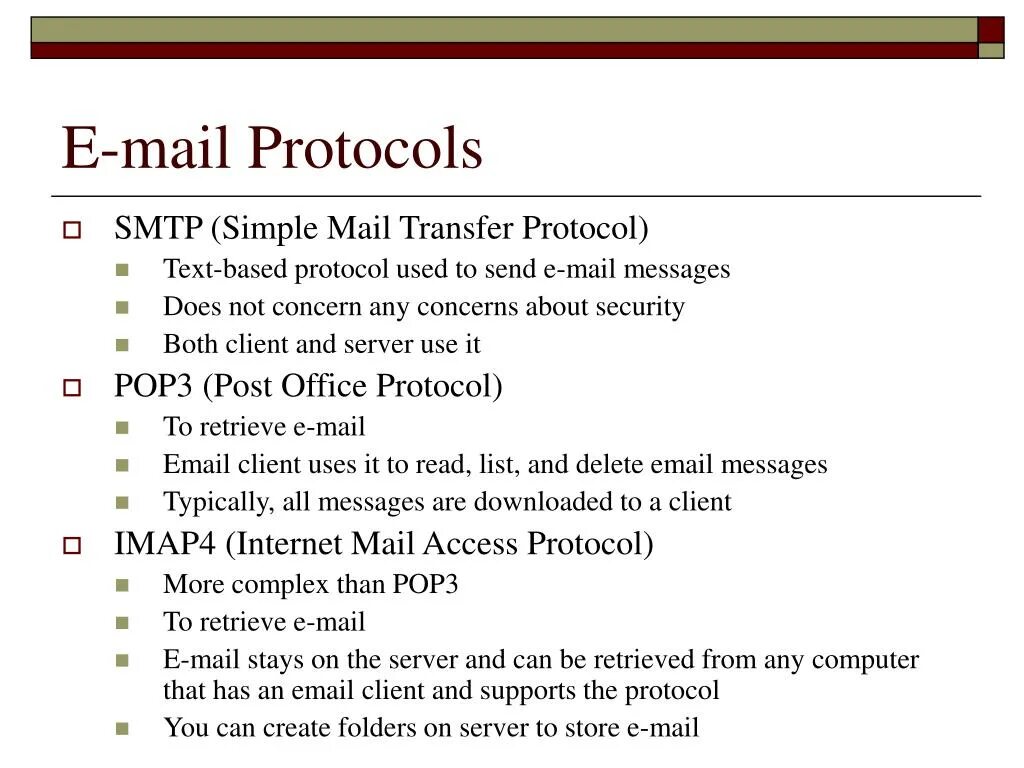 Simple client. Протокол e-mail. Протокол SMTP (simple mail transfer Protocol).
