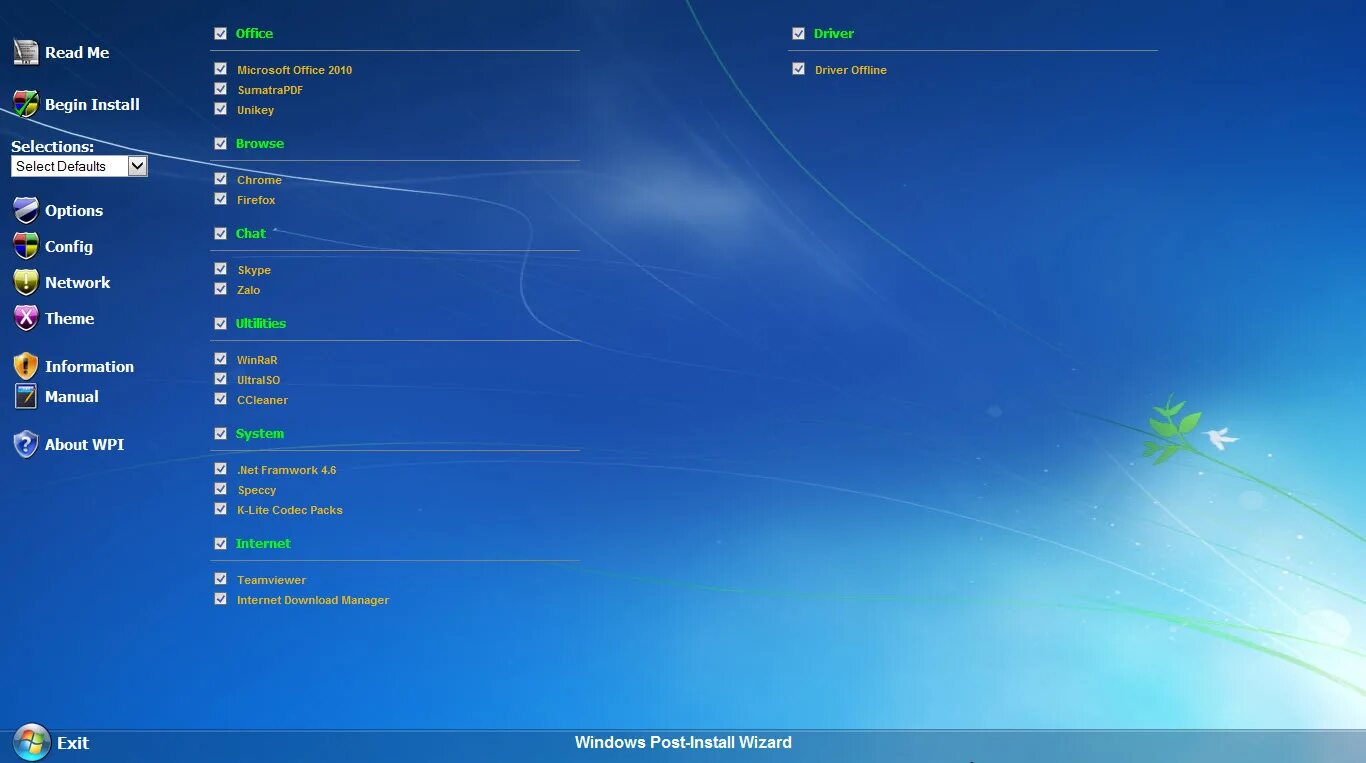 Windows post install wizard. 2. 7. Windows post-install wizard 8. 2.