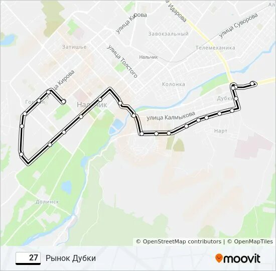 Схема маршрута 27. Маршрут 27. Маршрут 27 маршрутки. Маршрут 27 автобуса на карте. Маршрут 27 Нальчик.
