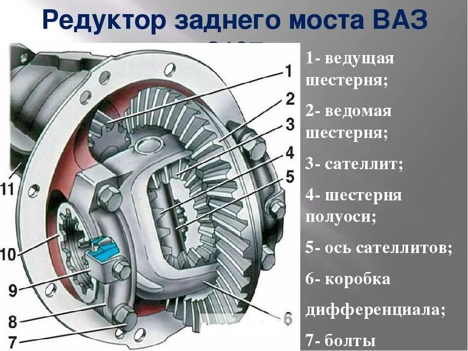 Из чего состоит задний. Конструкция редуктора заднего моста ваз 2107. из чего состоит редуктор заднего моста ваз 2106. редуктор заднего моста ваз 2107 чертеж. из чего состоит редуктор ваз 2107.