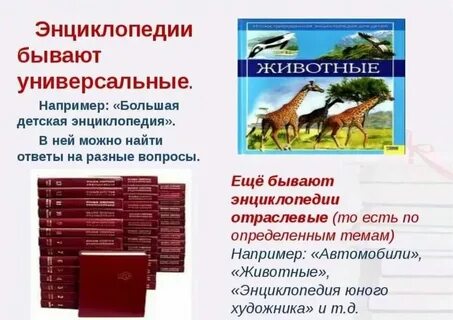 Вид источника энциклопедия чем представлен