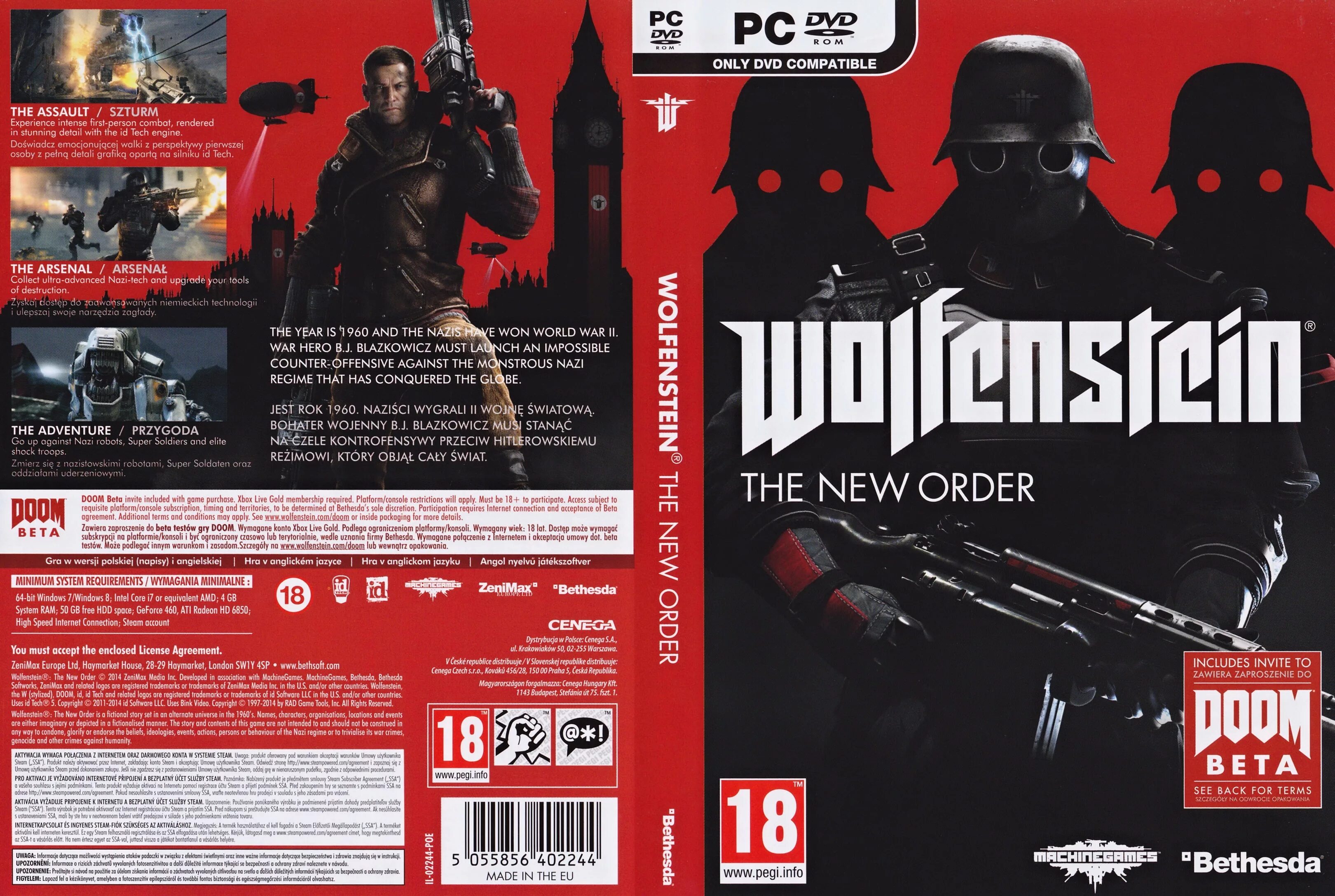 Wolfenstein the new order требования. Wolfenstein the New order диск ПК. Wolfenstein 2001 обложка диска. Вольфенштайн 1 обложка. Wolfenstein антология ps4.