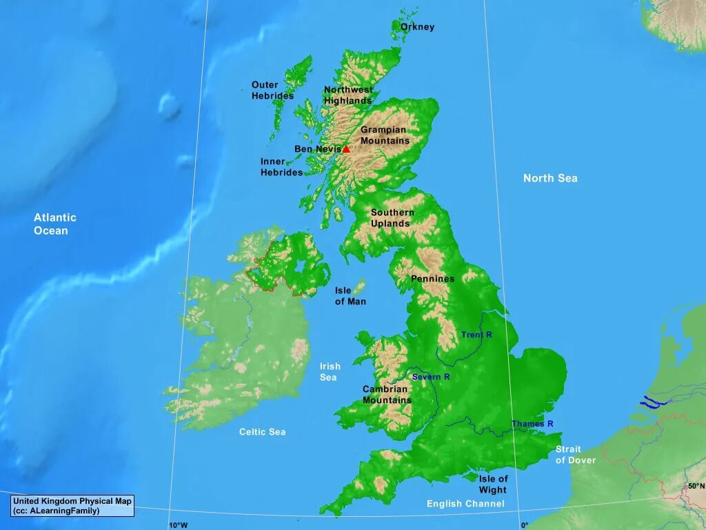 Карта рельефа Англии. Great Britain Map. Карта Юнайтед кингдом. Физическая карта Британии. Mountains of great britain