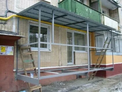 Как сделать балкон на первом этаже