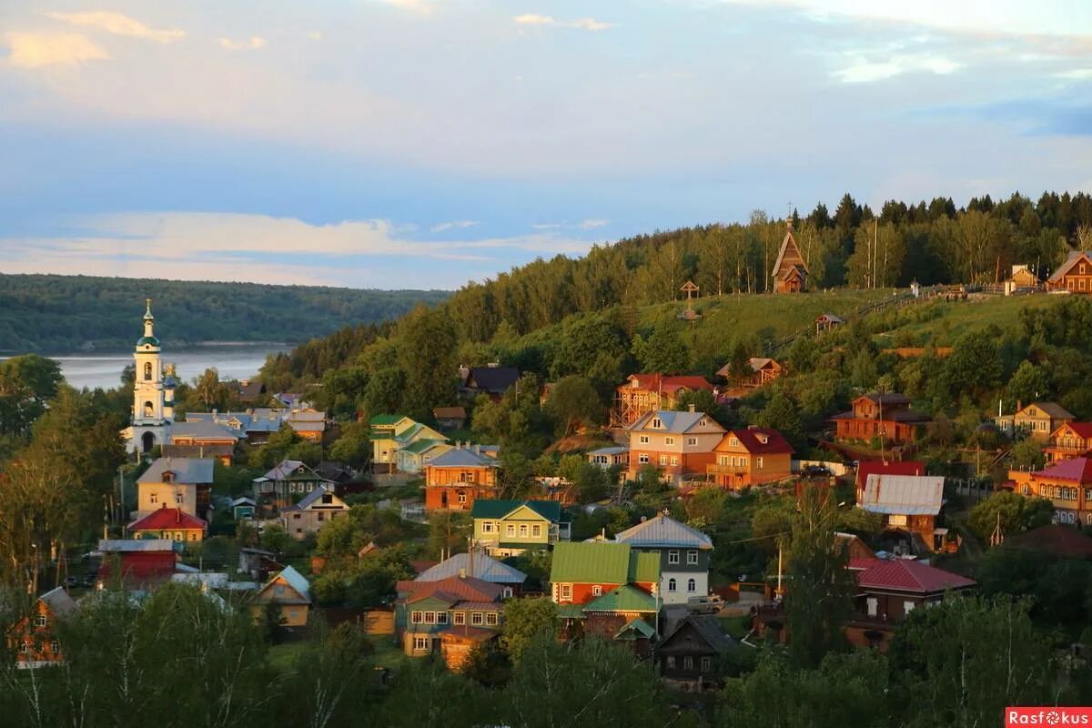 Город Плес Ивановской области. Городке плёс. Городок Плес на Волге. Плес панорама города.