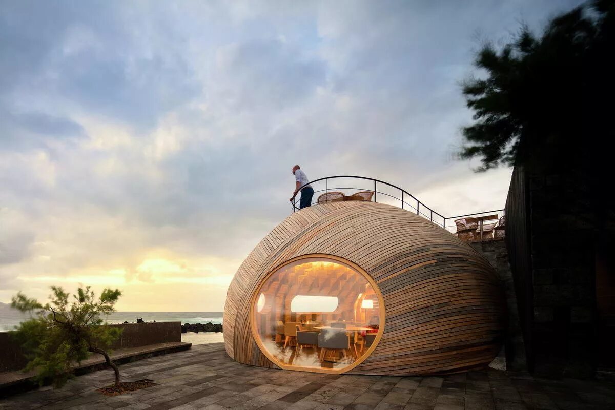 Необычный исключительный. Оригинальные здания. Здание-чайник в китайской провинции цзянсу. Необычные фотографии. Исследовательский павильон icd/itke.