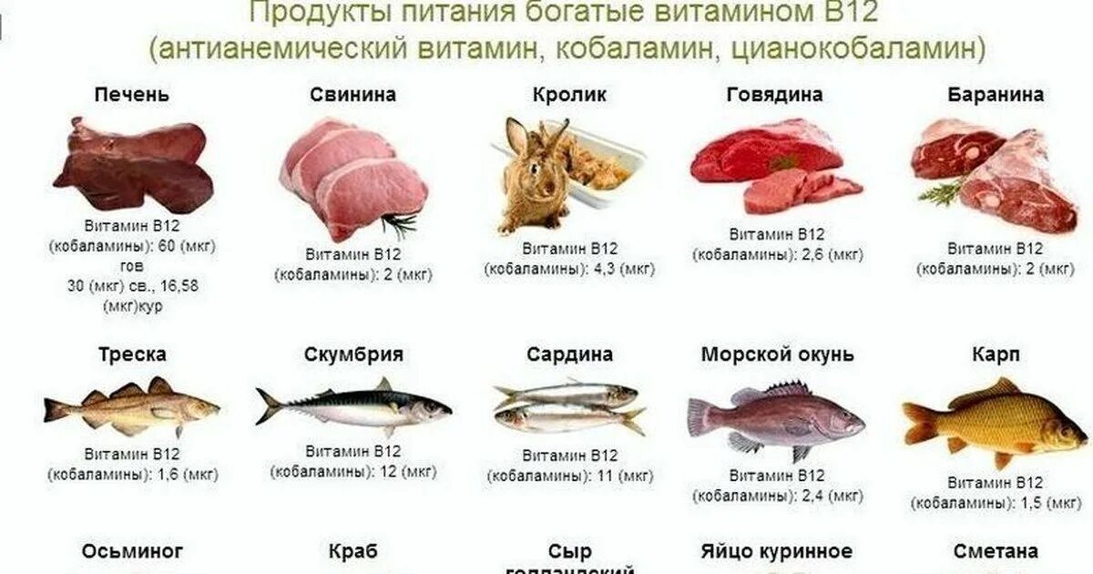 Где в продуктах витамин б12. Витамин в12 в продуктах питания таблица. Продукты содержащие витамин в12 список. Содержание витамина в12 в продуктах питания. Витамин в12 содержание в продуктах таблица.