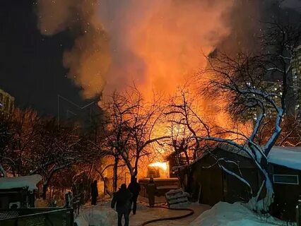 Пожар в красногорском