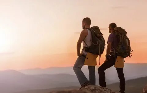 Backpacker going wild threesome