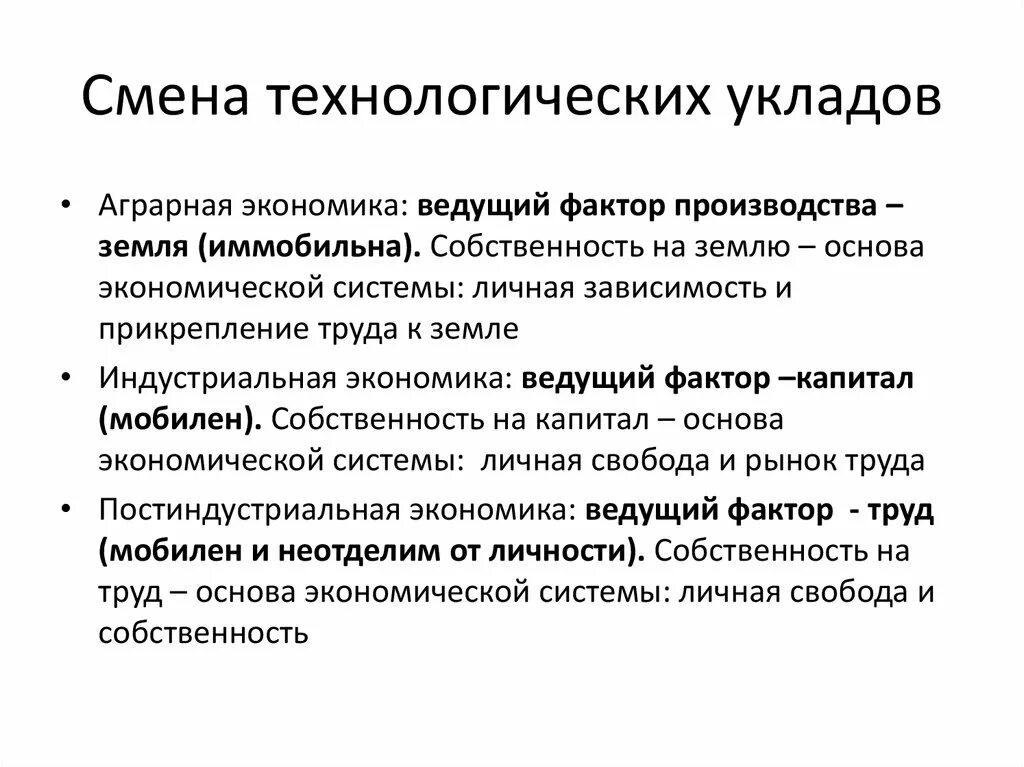 Уклады мировой экономики. Смена технологических УКЛАДОВ. Понятие технологического уклада. Шестой Технологический уклад. 2 Технологический уклад.