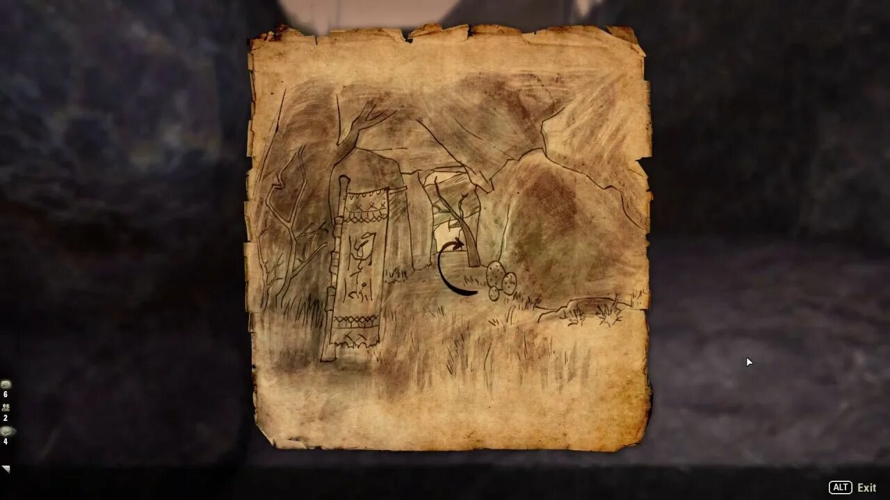 Once human treasure map 1. Southern elsweyr treasure map 1. карта сокровищ ауридона 2.