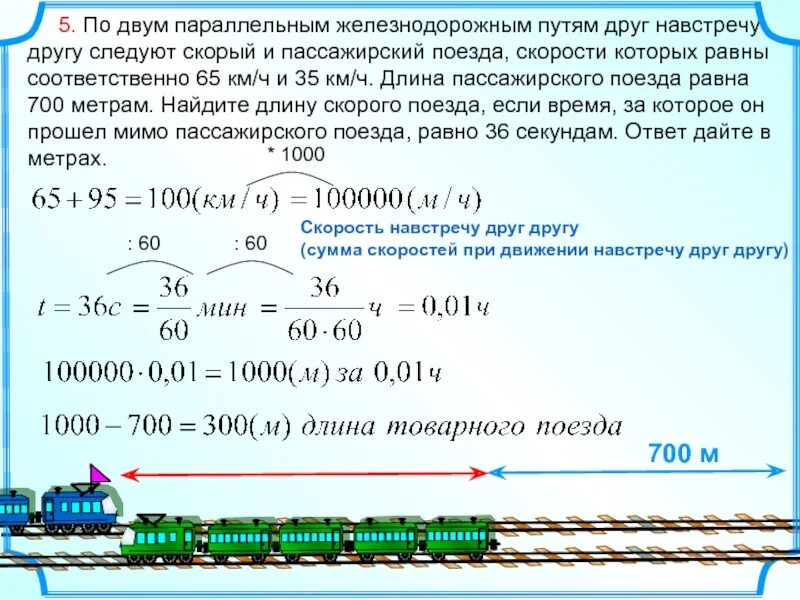 Скорость параллельно идущих