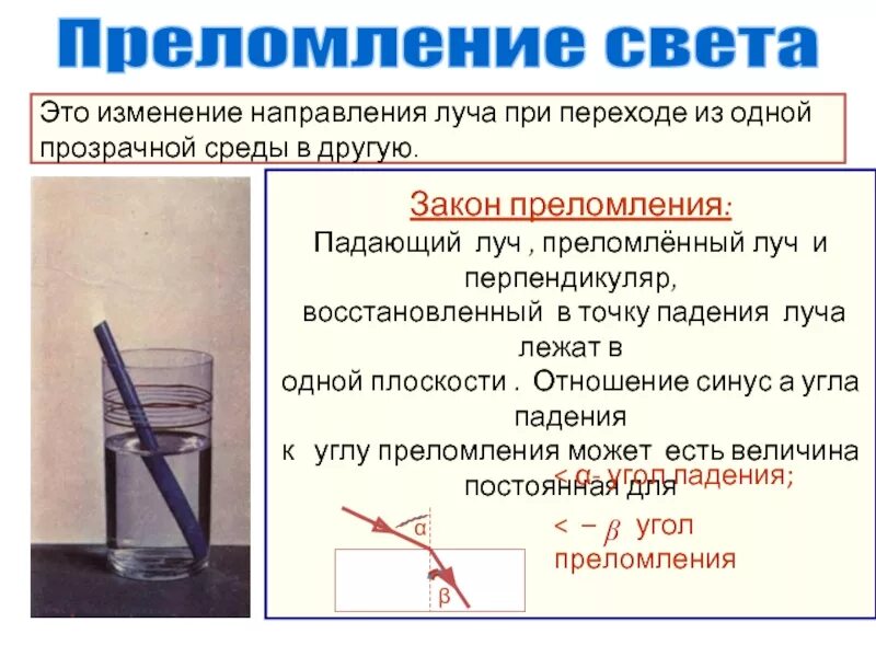 Преломление преемственность. Преломление лучей при переходе из одной среды в другую. Преломление света при переходе из одной среды в другую. Преломление света из одной среды в другую. При переходе света из одной среды в другую.