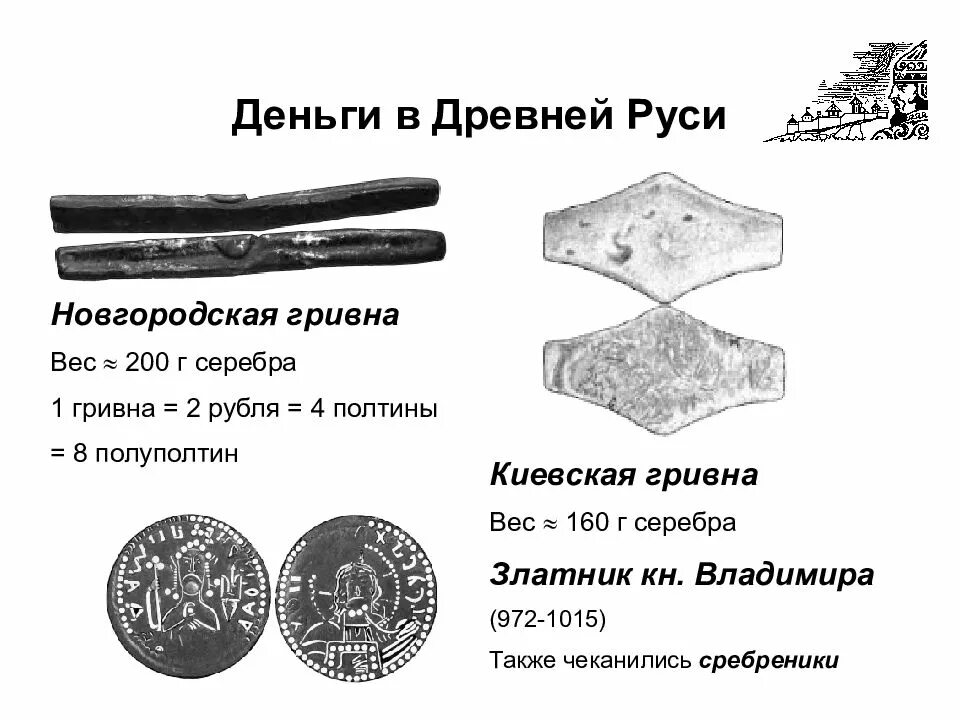 Гривна денежная единица древней Руси. Деньги древней Руси киевские гривны. Гривна монета древней Руси. Гривна Киевская Русь.