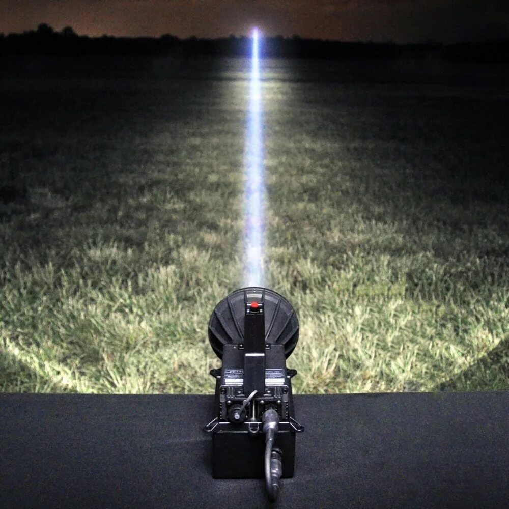 Мощные источники света. Зенитный прожектор SL-fcl1000p. Дальнобойный фонарь 1200 метров. Maxa Beam MBS-410. Maxa Beam Searchlight.