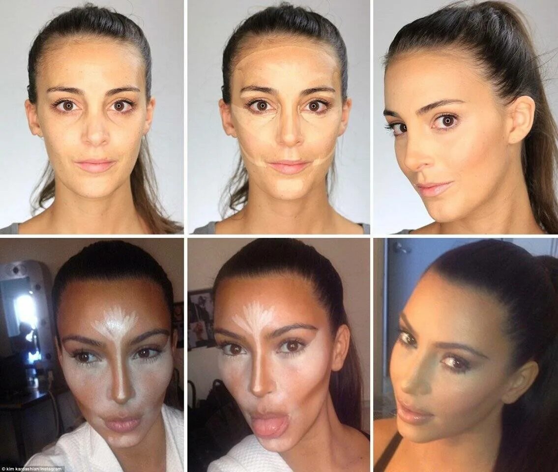 How to sculpt your cheeks :: Create cheekbones with makeup