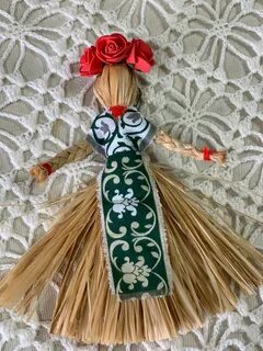 Масленица из соломы
