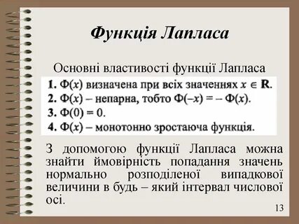Функция лапласа