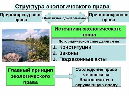 Система экологического законодательства