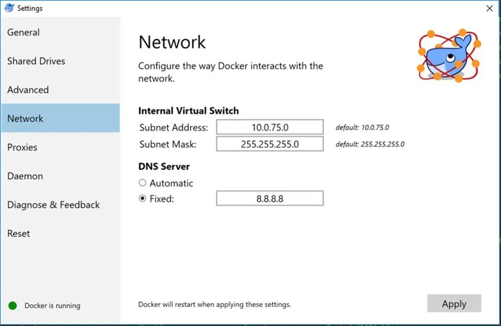 Network settings. Docker образ Windows. Docker Windows 10 proxy. Docker settings Bypass proxy.