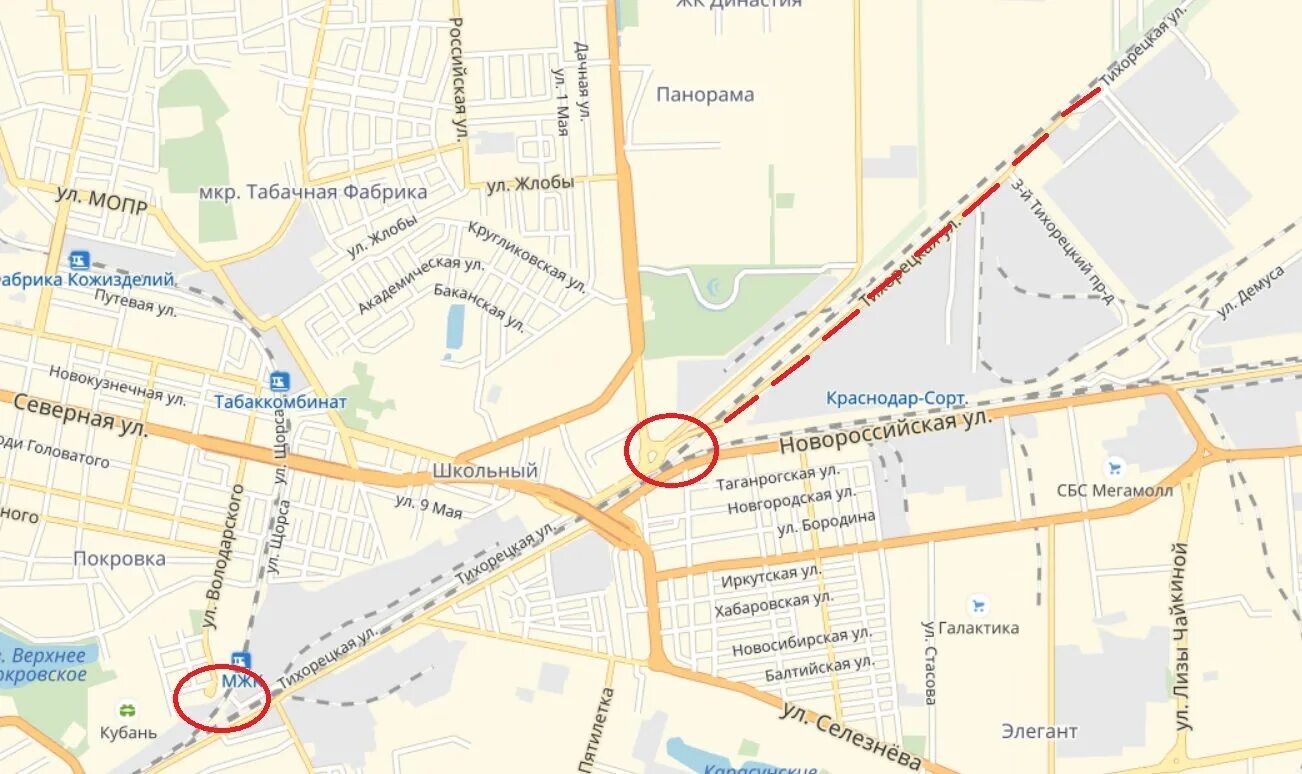 Транспортный коридор Володарского Тихорецкая м4 Дон. Краснодар ул Тихорецкая. Транспортный коридор Володарского Тихорецкая. Развязка Новознаменский. Микрорайон табачная фабрика